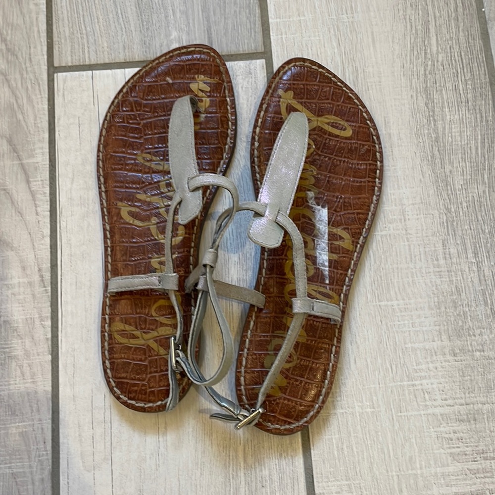 Sam Edelman silver sandals
